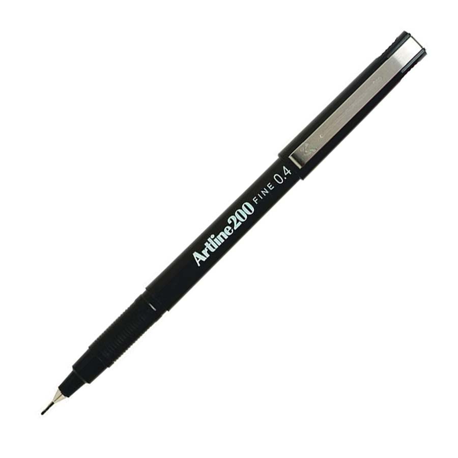 ARTLINE 200 FINELINER PEN 0.4MM BLACK Default Title