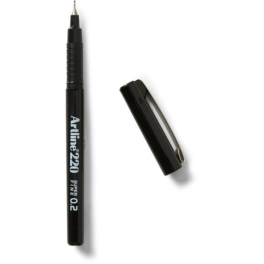 ARTLINE 220 FINELINER PEN 0.2MM BLACK Default Title