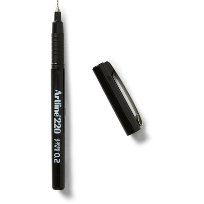 ARTLINE 220 FINELINER PEN 0.2MM BLACK image 1