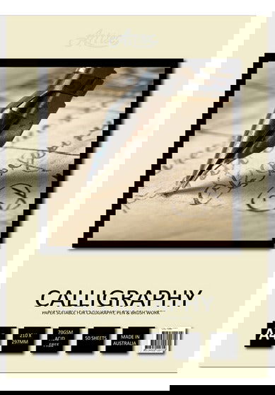 ARTTEC CALLIGRAPHY PAD 90gsm 50 SHEETS Assorted