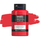 Photo of Liquitex Basics Acrylic Paint 400ml Cadmium Red Medium Hue, sold by Art Shed Brisbane.