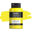 Photo of Liquitex Basics Acrylic Paint 400ml Cadmium Yellow Light Hue, sold by Art Shed Brisbane.