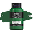 Photo of Liquitex Basics Acrylic Paint 400ml Hookers Green Hue Permanent, sold by Art Shed Brisbane.