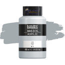 Photo of Liquitex Basics Acrylic Paint 400ml Silver, sold by Art Shed Brisbane.