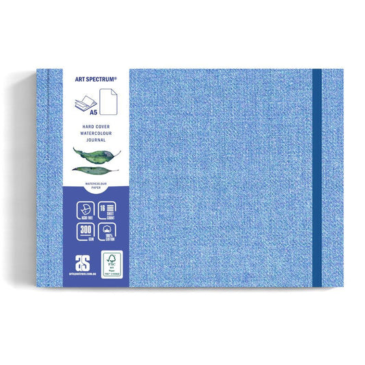 Art Spectrum Watercolour Journal Blue Hardcover 300gsm