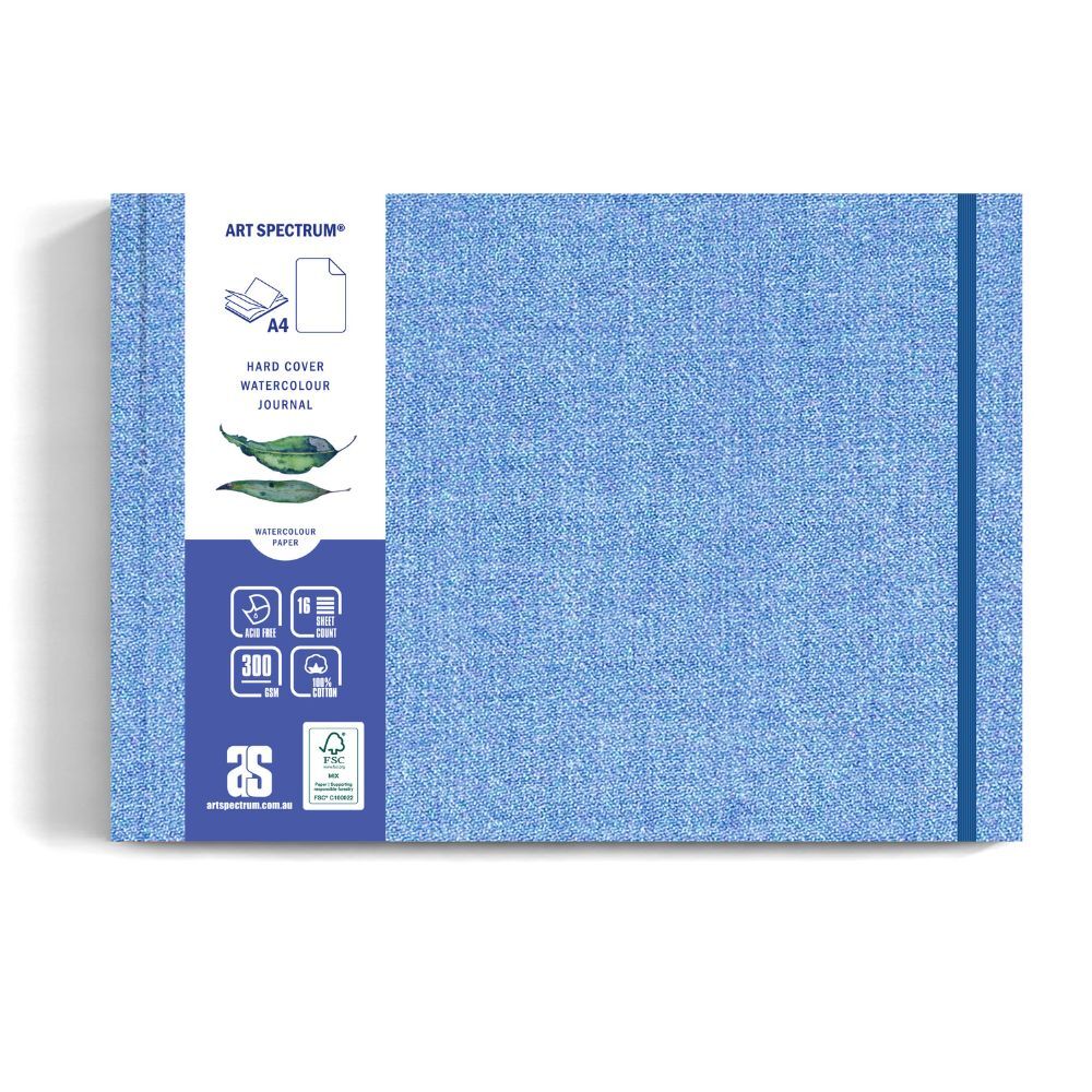Art Spectrum Watercolour Journal Blue Hardcover 300gsm