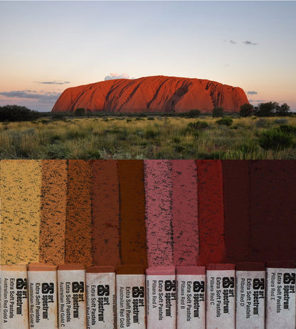 AS Extra Soft Square Pastels Box of 10 - Australian Earths Default Title