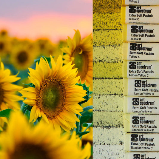 AS Extra Soft Square Pastels Box of 10 - Yellows Default Title