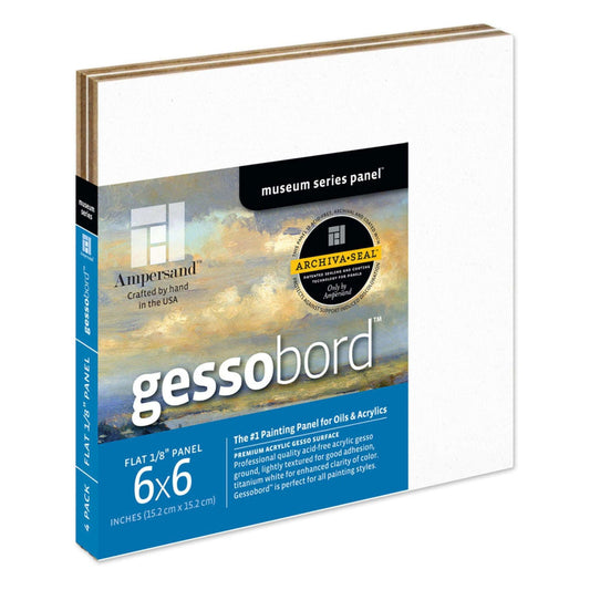 Ampersand Gessobord Panel 6x6 inch Pack of 4 Default Title