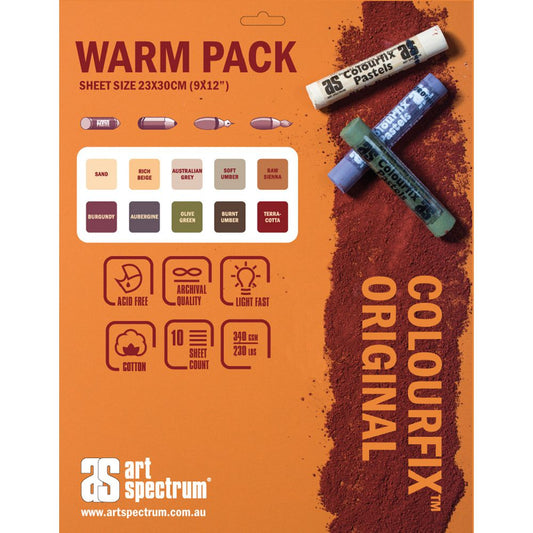 Art Spectrum Colourfix Original 340g 23x30cm WARM pack of 10 Default Title