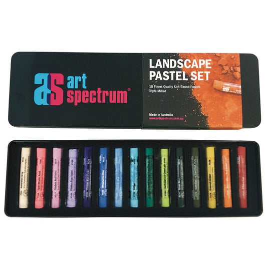 Art Spectrum Soft Round PASTEL Box of 15 - Landscape Colours Default Title