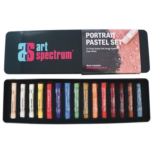 Art Spectrum Soft Round PASTEL Box of 15 - Portrait Colours Default Title