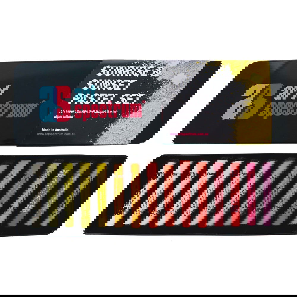 Art Spectrum Soft Round PASTEL Box of 15 - Sunrise Sunset Default Title