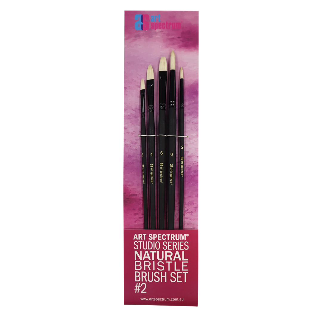 Art Spectrum Studio Natural Bristle Brush Set No.2 Default Title