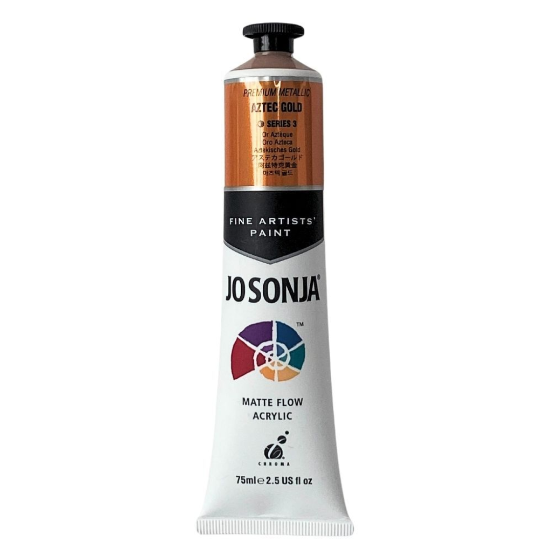 Jo Sonja Artists Metallic Acrylic 75ml S3 Aztec Gold