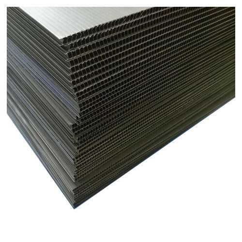 BLACK Corflute Corrugated Board 610 x 915 x 5mm Default Title