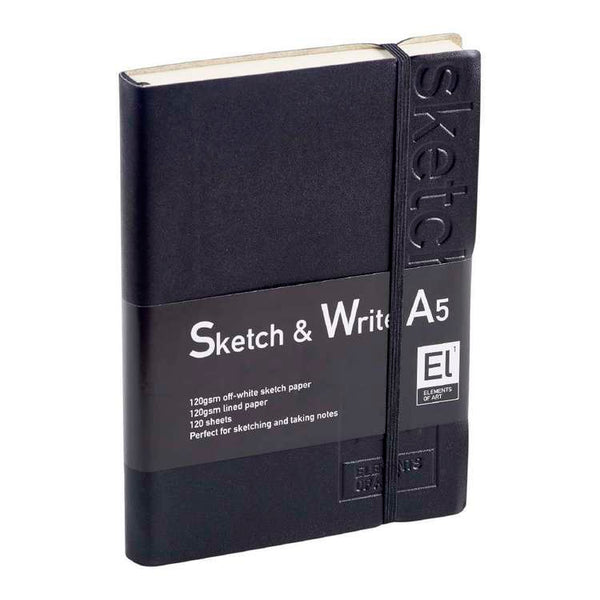 ELEMENTS OF ART Sketch + Write Book 120gsm