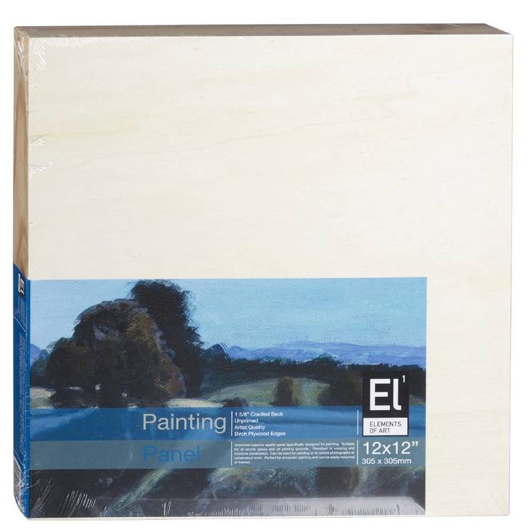 ELEMENTS OF ART Wood Painting Panel 45mm