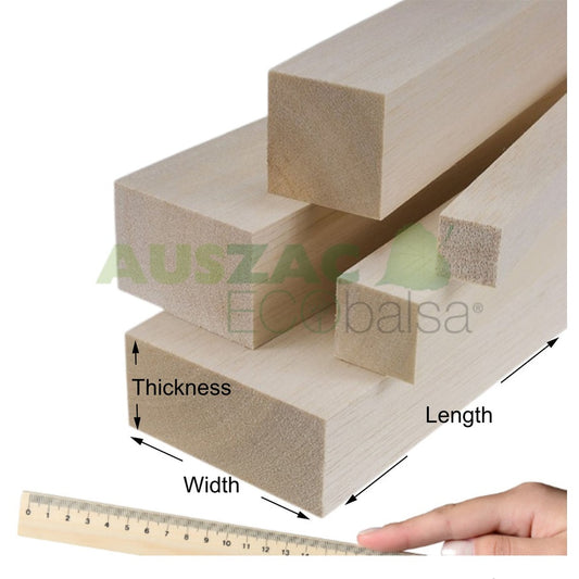Auszac Balsa Block - 40x75x915mm image 1