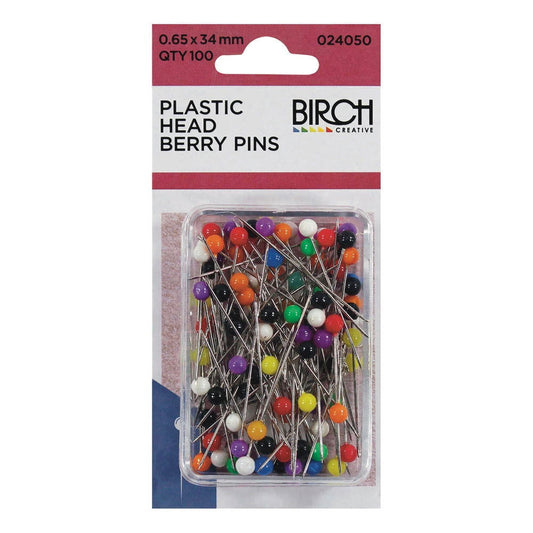 Birch Berry Pins Pack of 100 Assorted Default Title
