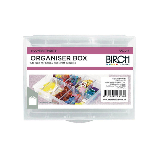 Birch Small Organiser Box - 8 compartments Default Title