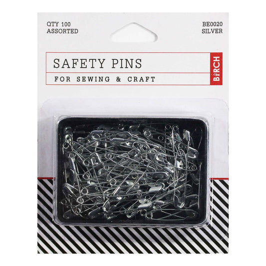 Birch Safety Pins Silver - Assorted Default Title