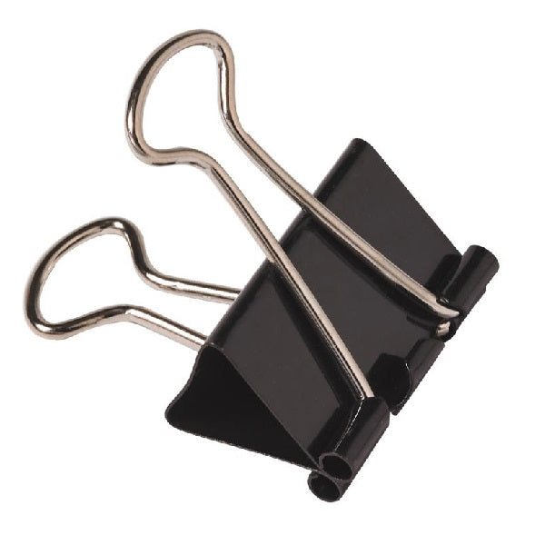 Black Fold Back Clip | Artist Adhesive Supplies – Art Shed Brisbane