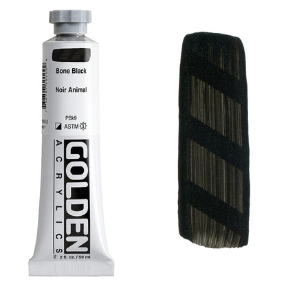 GOLDEN Heavy Body Acrylic 59ml S1 Bone Black