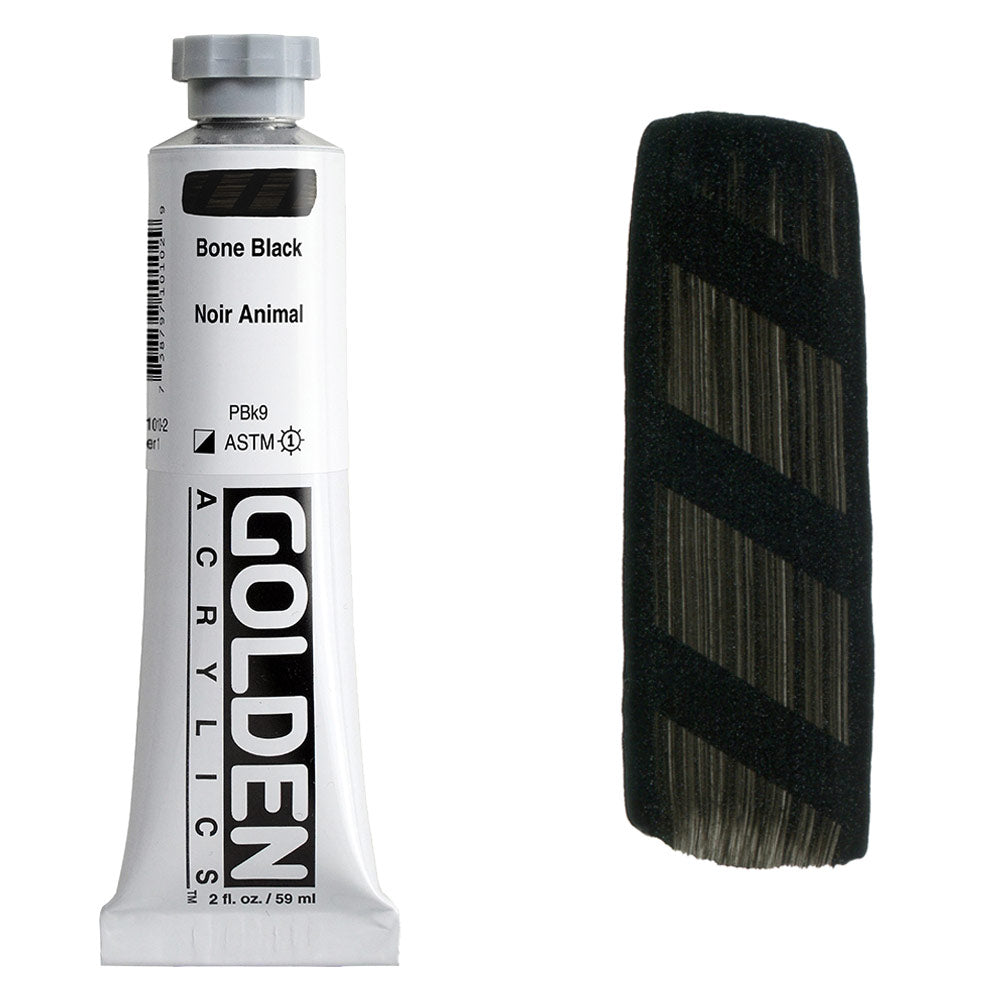 GOLDEN Heavy Body Acrylic 59ml S1 Bone Black