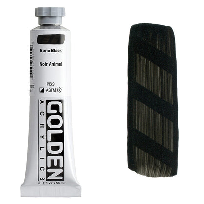 GOLDEN Heavy Body Acrylic 59ml S1 Bone Black