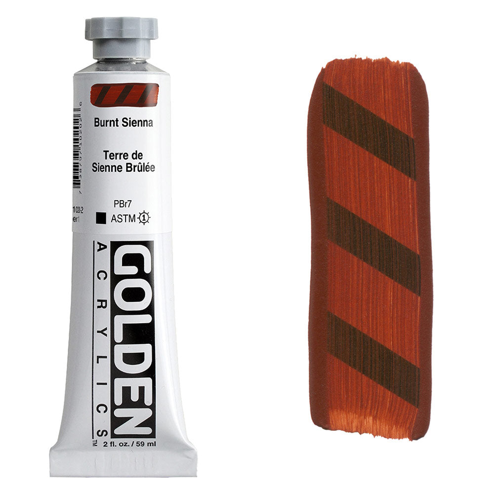 GOLDEN Heavy Body Acrylic 59ml S1 Burnt Sienna