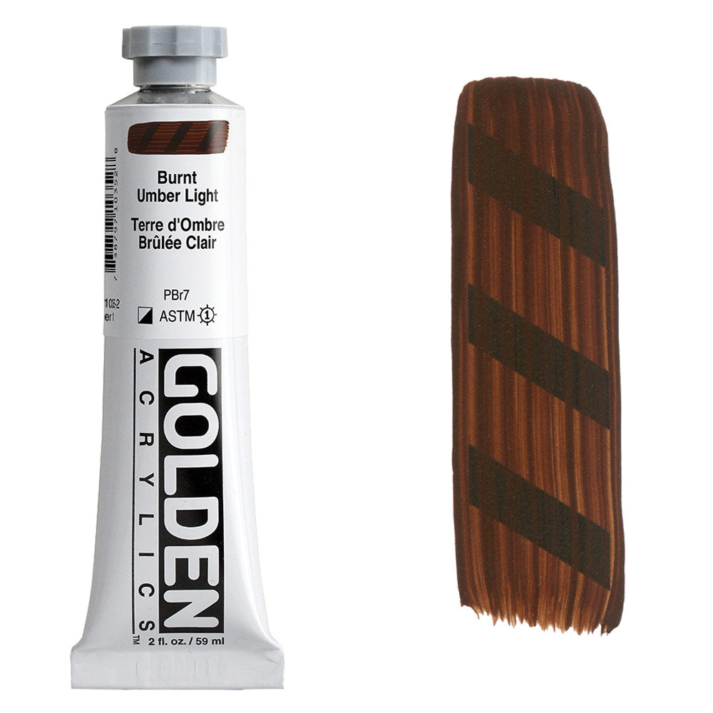 GOLDEN Heavy Body Acrylic 59ml S1 Burnt Umber Light