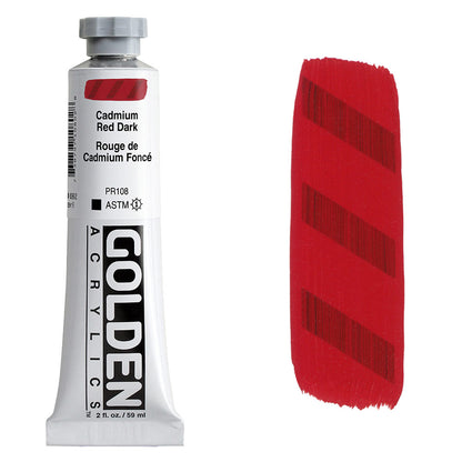 GOLDEN Heavy Body Acrylic 59ml S9 CP Cadmium Red Dark