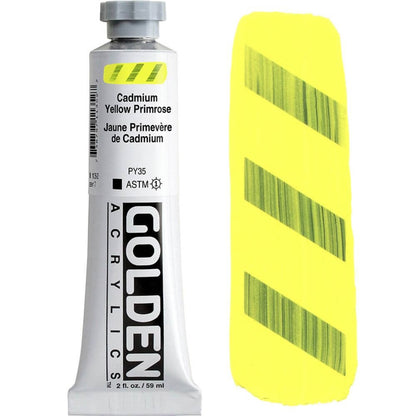 GOLDEN Heavy Body Acrylic 59ml S7 CP Cadmium Yellow Primrose
