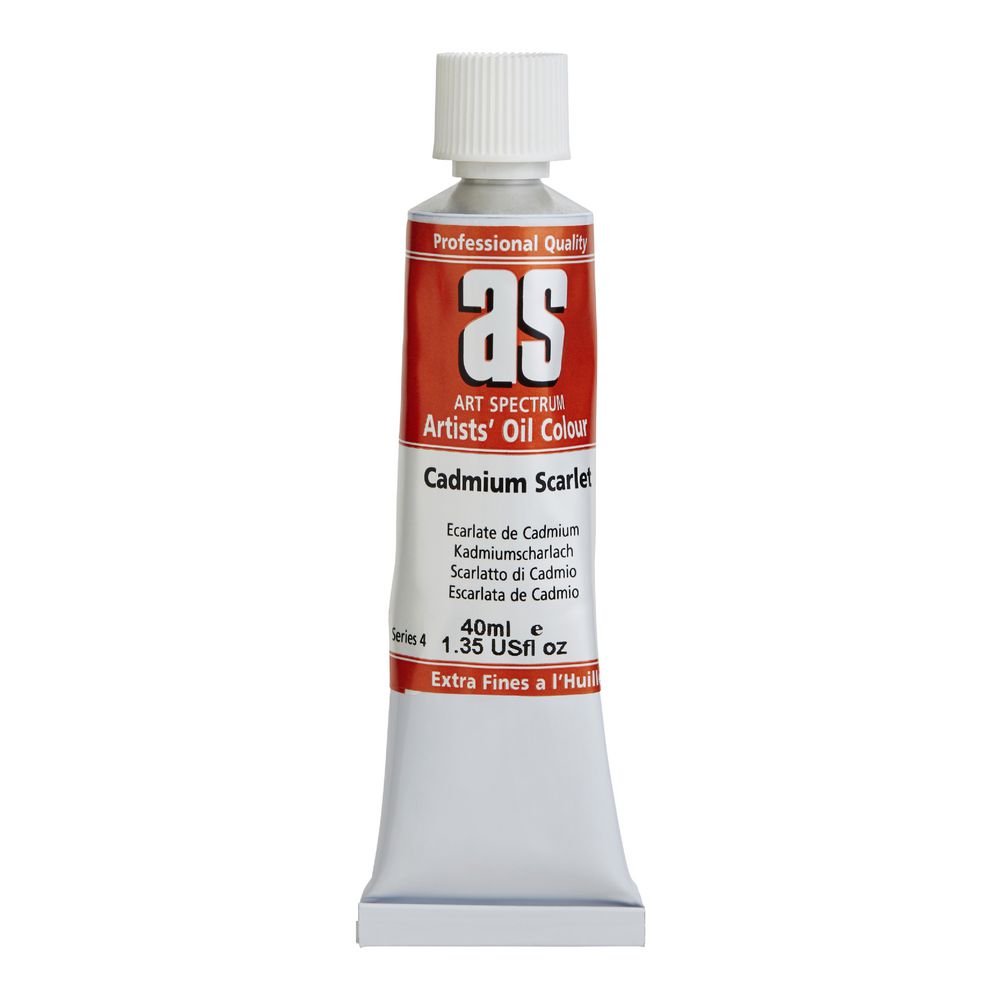Art Spectrum Artists Oil Paint 40ml S4 Cadmium Scarlet