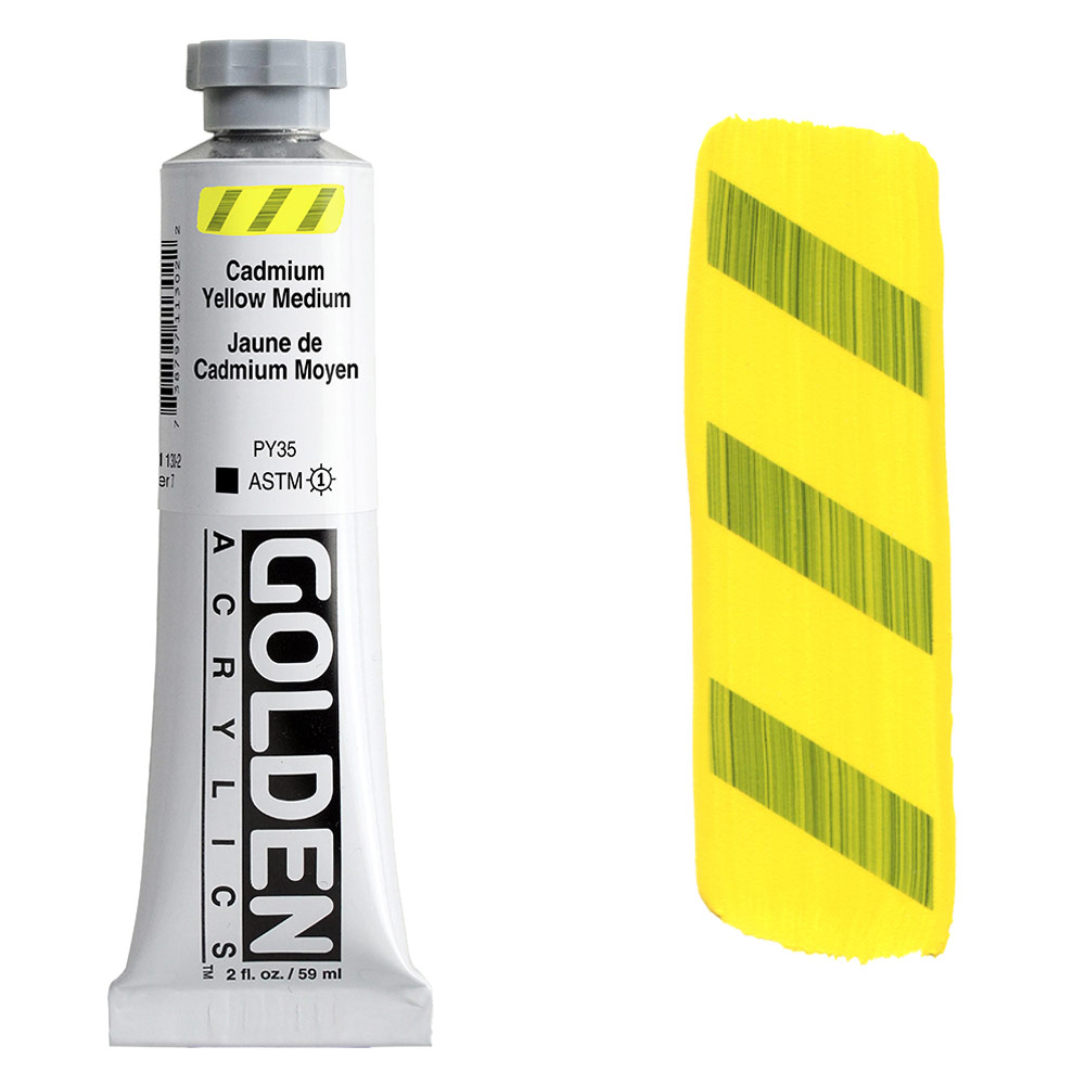 GOLDEN Heavy Body Acrylic 59ml S7 CP Cadmium Yellow Med