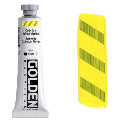 GOLDEN Heavy Body Acrylic 59ml S7 CP Cadmium Yellow Med