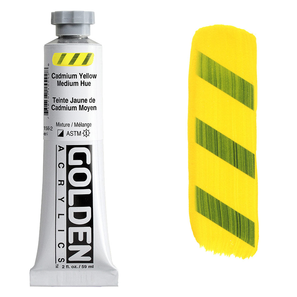 GOLDEN Heavy Body Acrylic 59ml S4 Cad Yellow Medium Hue
