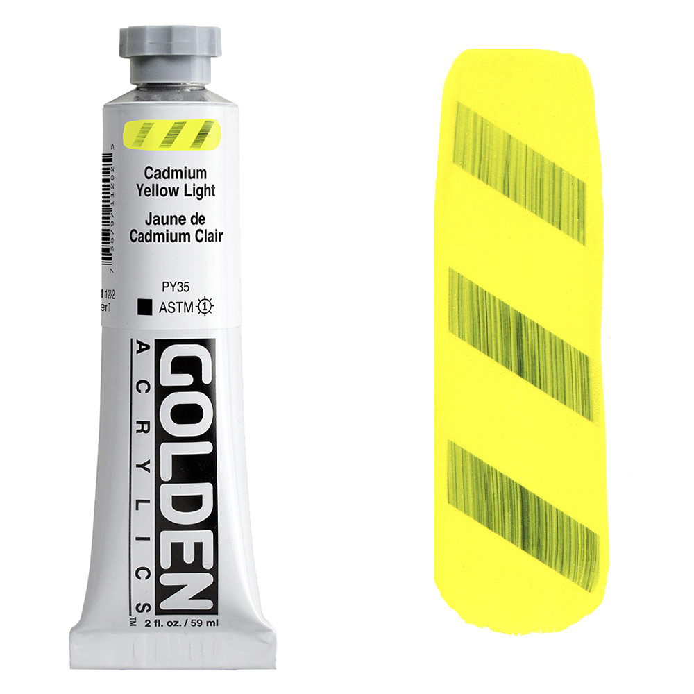 GOLDEN Heavy Body Acrylic 59ml S7 CP Cadmium Yellow Lgt