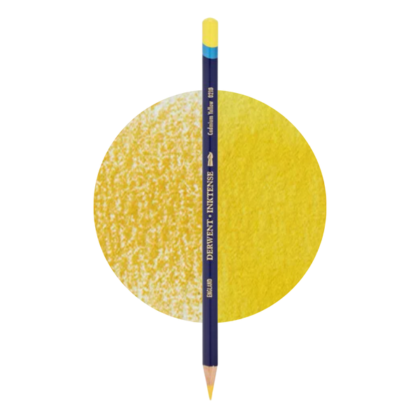 Derwent Inktense Pencil Cadmium Yellow 0210
