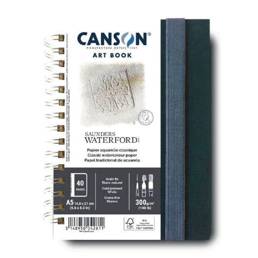 Canson Prof Book 300 Pro Saunders Portrait 20sht A5 image 1