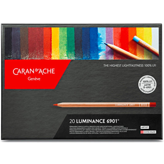 Caran DAche Luminance 6901 Coloured Pencil Box of 20 image 1