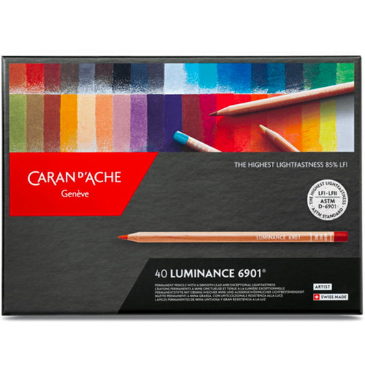 Caran DAche Luminance 6901 Coloured Pencil Box of 40 Default Title