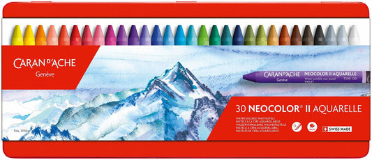 Caran DAche NEOCOLOR II Water Soluble Wax Pastel x 30 image 1