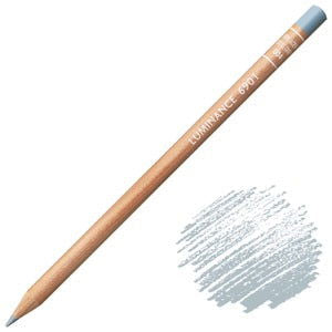 Caran DAche Luminance 6901 Coloured Pencil Steel Grey 004