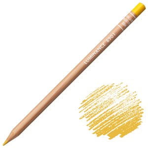 Caran DAche Luminance 6901 Coloured Pencil Yellow Ochre 034