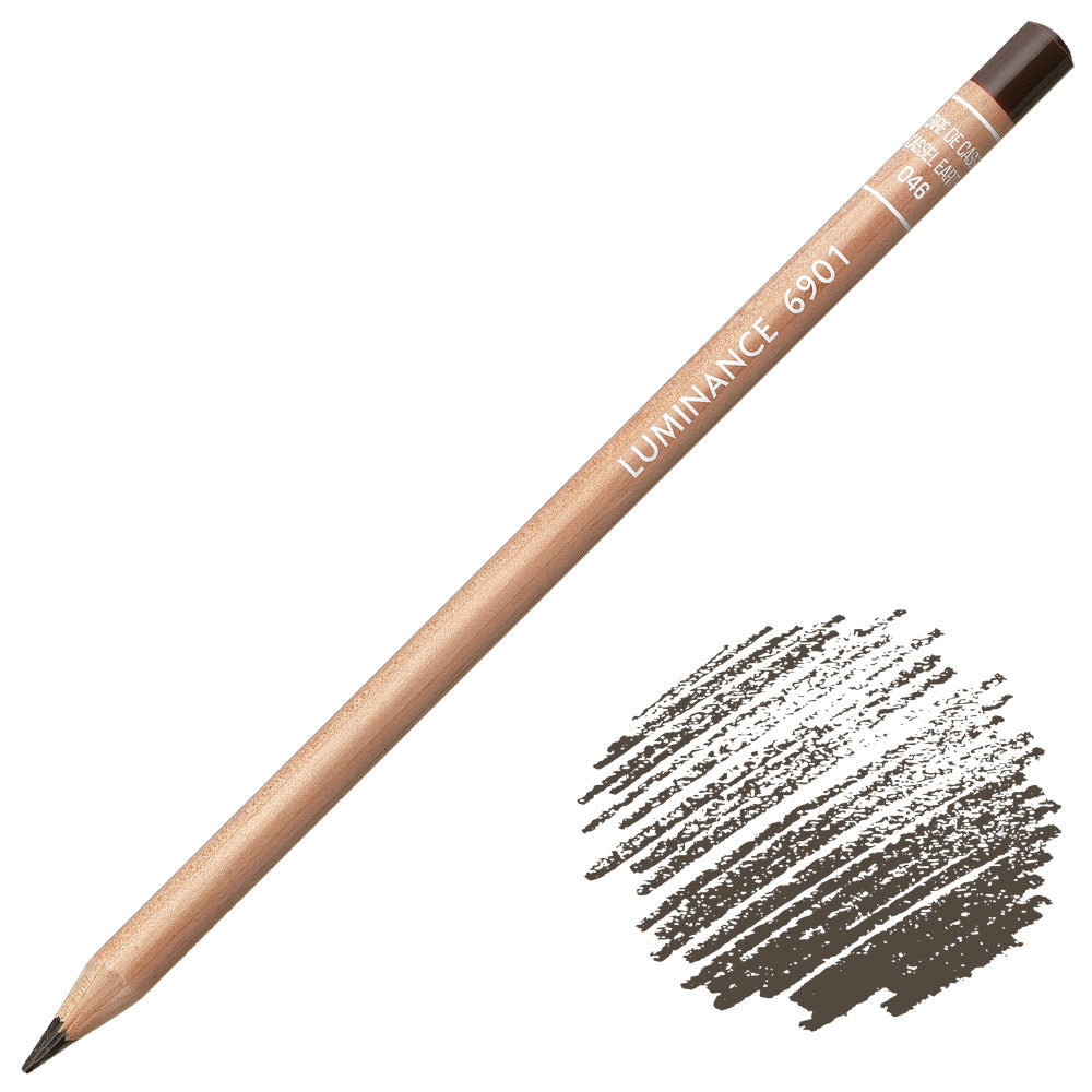 Caran DAche Luminance 6901 Coloured Pencil Cassel Earth 046