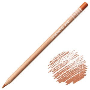 Caran DAche Luminance 6901 Coloured Pencil Burnt Ochre 077