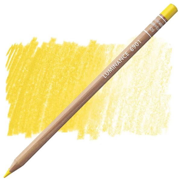 Caran DAche Luminance 6901 Coloured Pencil Medium Cadmium Yellow 520