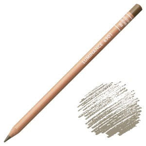 Caran DAche Luminance 6901 Coloured Pencil Raw Umber 548